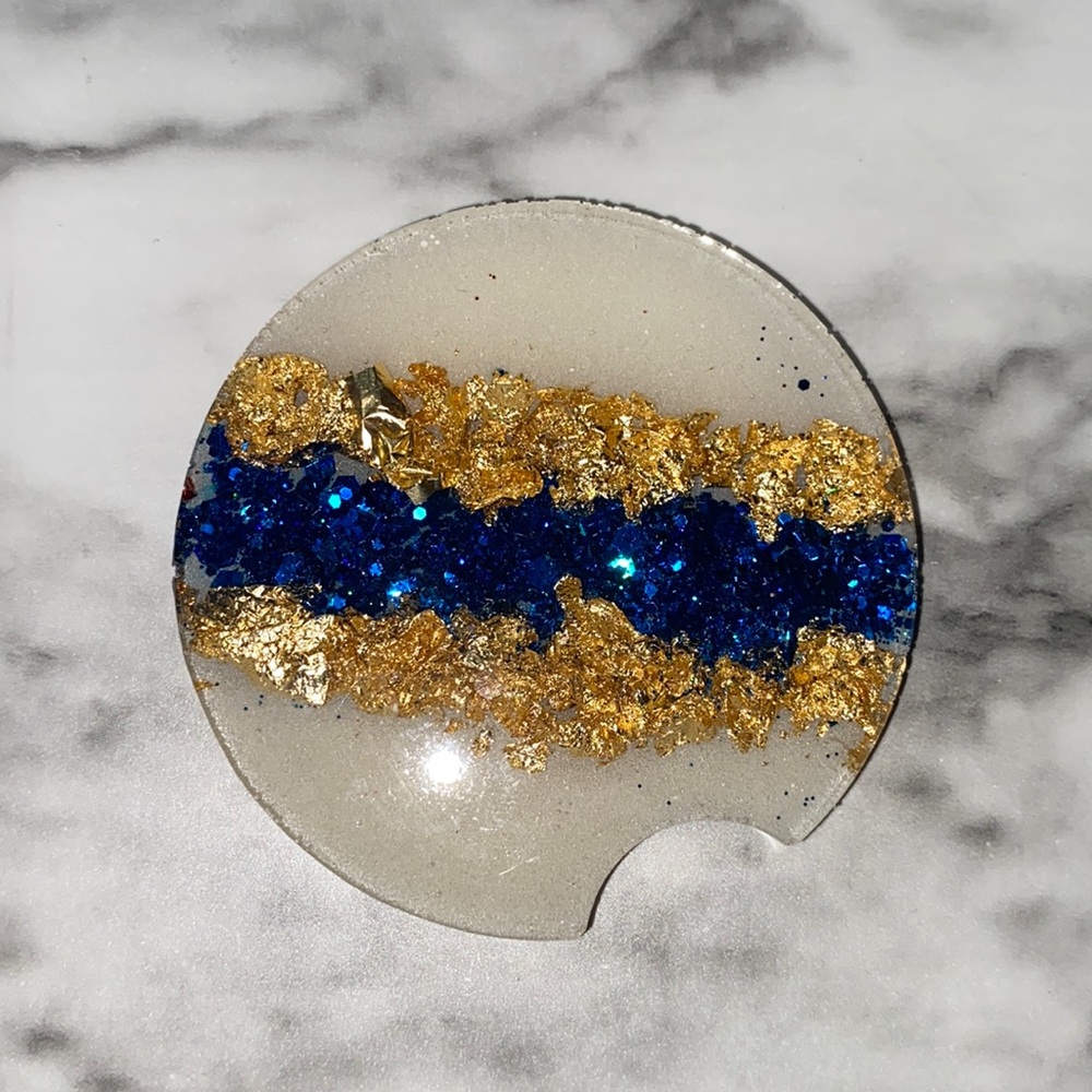 Geode Car Coaster (Set Of Two) - New